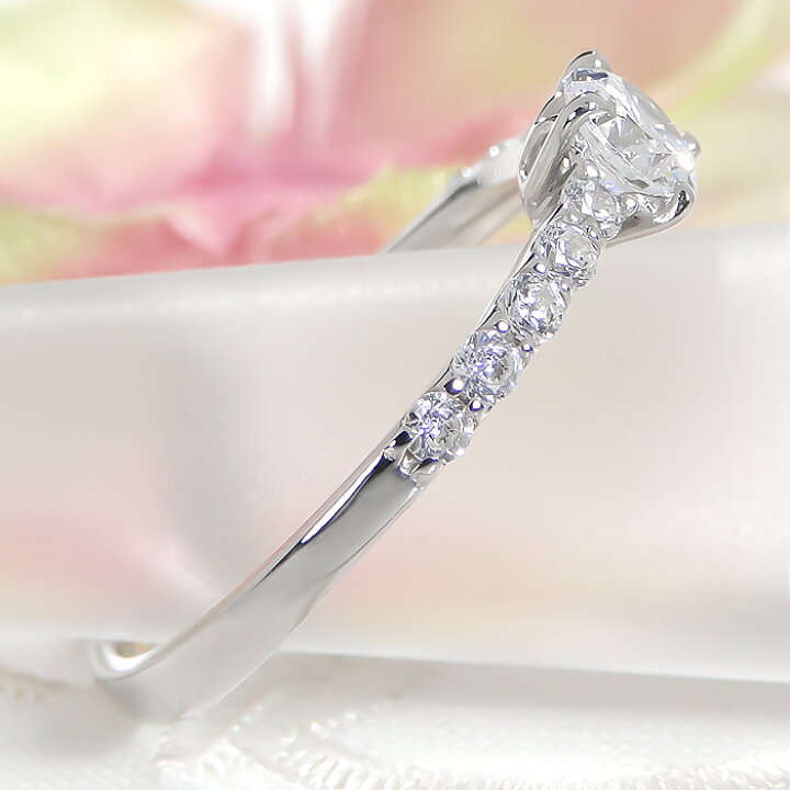 楽天市場】Pt900【0.8ct】ダイヤモンド リング【センター石 中央宝石 