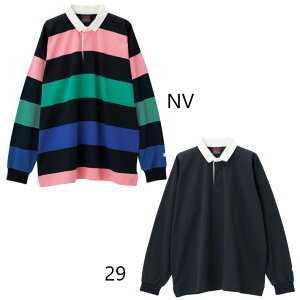 ラグビー カンタベリー クラシック ビッグ ラグビー ジャージ 長袖 ユニセックス メンズ レディース ネイビー ピンク