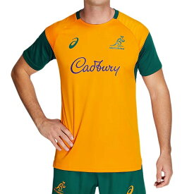 ラグビー ワラビーズ オーストラリア代表 マッチデイ Tシャツ 公式 メンズ ユニセックス 半袖 ティーシャツ ワラビーズゴールド