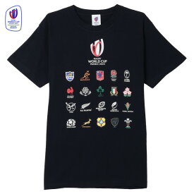 ラグビー ワールドカップ2023 フランス 20 ユニオンズ コレクション Tシャツ 半袖シャツ ネイビー 公式 メンズ レディース ユニセックス