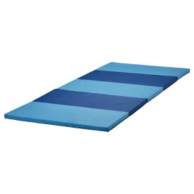 イケア PLUFSIG ペルフスィッグ 折りたたみ式ジムマット, ブルー, 78x185 cm子供用品