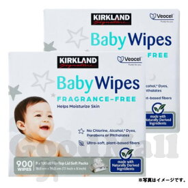 カークランド 赤ちゃん用 おしりふき ベビーワイプ 900枚（100枚×9個入り）×2箱 BABY WIPES 子供用品