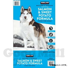 カークランドネイチャーズ・ドメイン　ドッグフード　成犬用 子犬用　15.87kg　サーモン、ポテト ペット用品