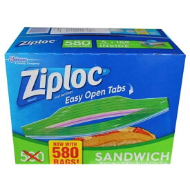 【Ziploc】ジップロック サンドイッチバック 145枚×4（580枚）キッチン用品