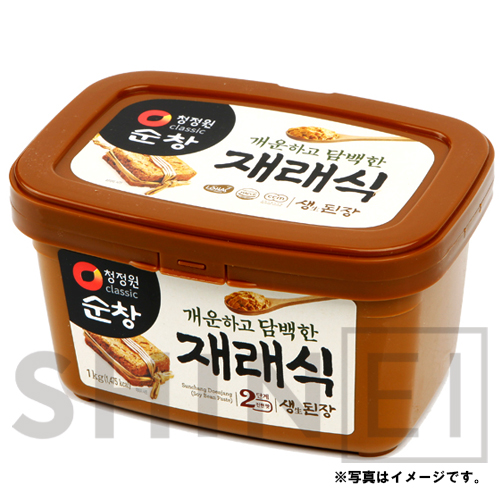 清浄園(チョンジョンウォン) スンチャン デンジャン 1kg 韓国味噌 韓国調味料 韓国食品 韓国食材