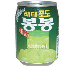 韓国食品　ヘテ ポド(葡萄）ボンボン 238ml