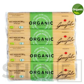 ガロファロ オーガニック スパゲッティ 500g x 8袋 パスタの太さは食べ応えのある 1.9mm