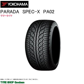 ヨコハマ 245/50R20 102V パラダ スペックX PA02 サマータイヤ (個人宅不可)(20インチ)(245-50-20)