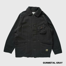 GOHEMP ゴーヘンプ GHJ6148 FIRE RIDGE JACKET ファイアーリッジ ジャケット メンズ レディース ユニセックス 難燃ジャケット キャンプ 焚き火ウェア M L ヘンプ オーガニックコットン エプロン付き アウトドアジャケット