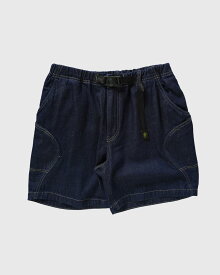 GOHEMP ゴーヘンプ GHP1182THO EXPLORER HYBRID SHORTS ONE WASH エクスプローラーハイブリッドショーツ メンズ レディース ユニセックス デニムショーツ S M L ヘンプコットンデニム ルーズシルエット ショートパンツ