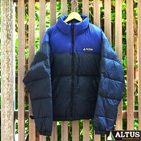 ALTUS アルタス TRADITIONAL DOWN JACKET トラディショナル ダウンジャケット メンズ ウィメンズ ユニセックス M L キャンプ 保温性 軽量 90年代 カナダ製 アウトドア ブランド