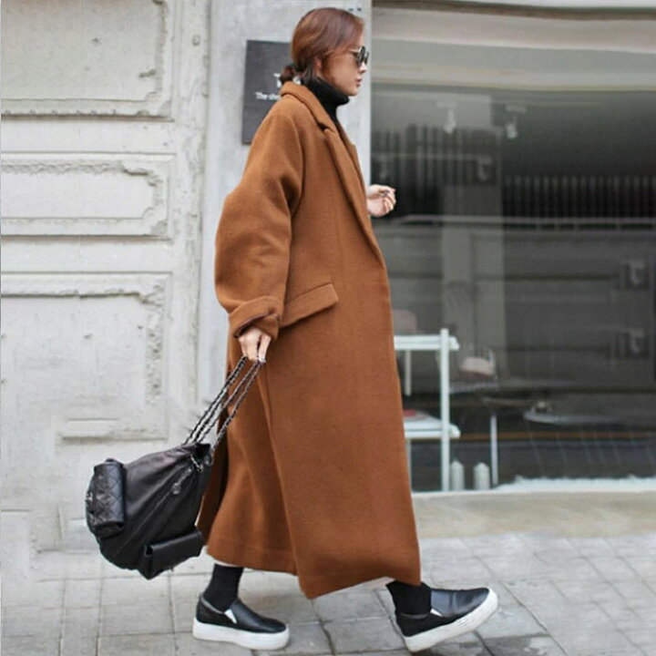 楽天市場】ロングコート チェスターコート オーバーサイズ オーバー  