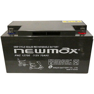 AIRMAN シザースリフト ENHL032-4用/NEWMAX:PNC12700 (12V) AGMディープサイクルバッテリー ※代引き、個人宅への発送は出来ません。