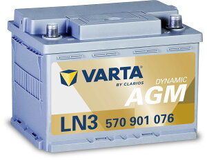 VOLVO S60 II T4 DBA-FB4164T�p/VARTA LN3�F�_�C�i�~�b�N AGM�o�b�e���[ (570901076) �����ꌧ�y�ї����ւ̔����͂ł��܂���