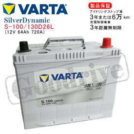 MAZDA MPV [LY] 2.3i DBA-LY3P用/VARTA S100/130D26L シルバーダイナミック・沖縄県及び離島への発送はできません