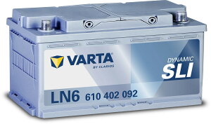 BMW 7�V���[�Y [E65] 745i GH-GL44�p/VARTA LN6�F�_�C�i�~�b�N SLI�o�b�e���[ (610402092) �����ꌧ�y�ї����ւ̔����͂ł��܂���