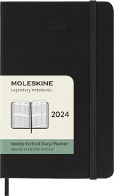 モレスキン 手帳 2024 年 1月始まり 12カ月 ウィークリー ダイアリー バーチカル(縦型)