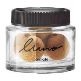 カーメイト Luno ルーノ 車用 お部屋 消臭 芳香剤 ソリッド フレグランスウッド 天然木
