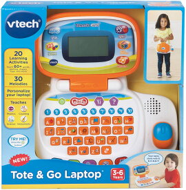 vtech　アクティビティ　子供用　ラップトップ　VTech Tote and Go Laptop,　キッズ 子供 知育玩具　英会話　英語 【送料無料】【代引不可】【あす楽不可】