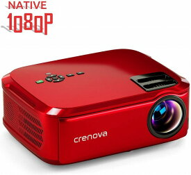 【送料無料】Crenova Projector プロジェクター スマホ DVD 高画質 オプションで100インチ スクリーン購入可能 海外直輸入