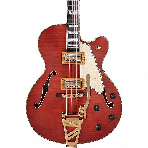 海外ブランド楽器レアセール プレゼントやお祝いにも 送料無料 D#039;Angelico ギター 憧れの エレキギター ホローボディ くらしを楽しむアイテム 細身 Deluxe Series 175 Guitar Matte With Hollowbody Electric Jones Walnut TV Humbuckers Limited-Edition