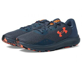 送料無料 アンダーアーマー Under Armour メンズ 男性用 シューズ 靴 スニーカー 運動靴 Charged Pursuit 3 - Downpour Gray/Downpour Gray/After Burn