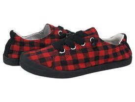 送料無料 ジェリーポップ Jellypop レディース 女性用 シューズ 靴 スニーカー 運動靴 Dallas - Black/Red Gingham