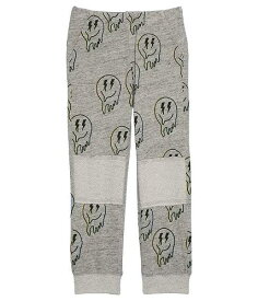 送料無料 Chaser Kids 男の子用 ファッション 子供服 パンツ ズボン Drippy Smiles Cozy Knit Terry Pants (Toddler/Little Kids) - Heather Grey