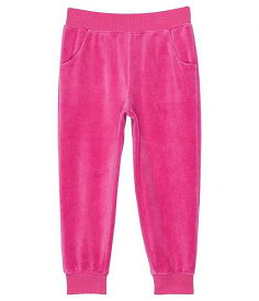 送料無料 Janie and Jack 女の子用 ファッション 子供服 パンツ ズボン Velour Joggers (Toddler/Little Kids/Big Kids) - Dark Pink