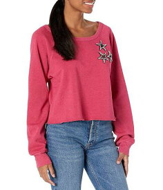 送料無料 ワイルドフォックス Wildfox レディース 女性用 ファッション パーカー スウェット Shine Bright Sweatshirt - Sangria