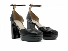 送料無料 AllSaints レディース 女性用 シューズ 靴 ヒール Tiffany Platform Heel - Black Shine