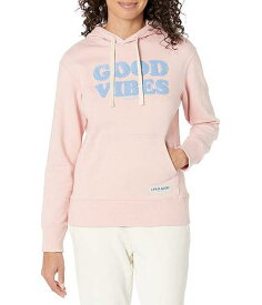 送料無料 ライフイズグッド Life is good レディース 女性用 ファッション パーカー スウェット Simply True Fleece Hoodie - Himalayan Pink