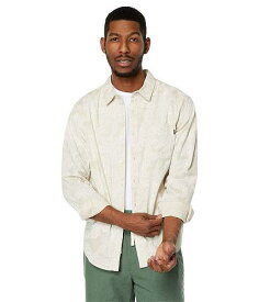 送料無料 ドッカーズ Dockers メンズ 男性用 ファッション ボタンシャツ Supreme Flex Modern Fit Long Sleeve Shirt - Sahara Khaki/Print