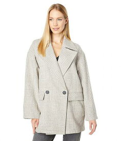 送料無料 Avec Les Filles レディース 女性用 ファッション アウター ジャケット コート ブレザー Oversized Double-Breasted Swing Coat - Khaki Plaid