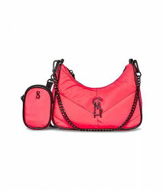 送料無料 スティーブマデン Steve Madden レディース 女性用 バッグ 鞄 バックパック リュック Vital-D Nylon Multi Pouch Crossbody - Neon Pink