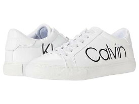 送料無料 カルバンクライン Calvin Klein レディース 女性用 シューズ 靴 スニーカー 運動靴 Cabre - White