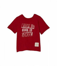送料無料 オリジナルレトロブランド The Original Retro Brand Kids キッズ 子供用 ファッション 子供服 Tシャツ Back To School Cotton Crew Neck Tee (Toddler) - Deep Red