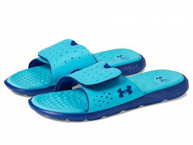 送料無料 アンダーアーマー Under Armour レディース 女性用 シューズ 靴 サンダル Ignite Pro Slide - Blue Surf/Sonar Blue/Sonar Blue