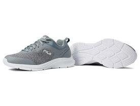 送料無料 フィラ Fila レディース 女性用 シューズ 靴 スニーカー 運動靴 Memory Speedchaser 3 - Monument Heather/Monument/White