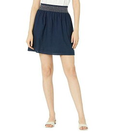 送料無料 リラP Lilla P レディース 女性用 ファッション スカート Smocked Waist Skirt - Navy