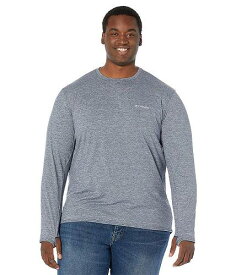 送料無料 コロンビア Columbia メンズ 男性用 ファッション アクティブシャツ Big &amp; Tall Tech Trail(TM) Long Sleeve Crew II - Collegiate Navy Heather