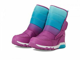 送料無料 メレル Merrell Kids 女の子用 キッズシューズ 子供靴 ブーツ スノーブーツ Free Roam Puffer Waterproof (Toddler/Little Kid/Big Kid) - Berry/Turquoise