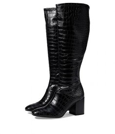 送料無料 フランコサルト Franco Sarto レディース 女性用 シューズ 靴 ブーツ ロングブーツ Tribute - Wide Calf - Black Croc