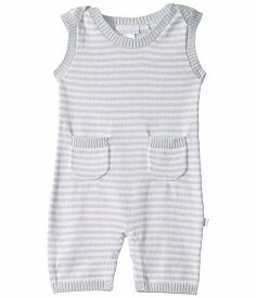 送料無料 Elegant Baby 男の子用 ファッション 子供服 ベビー服 赤ちゃん ワンピース Stripe Shortalls (Infant) - Blue