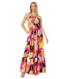 送料無料 テッドベイカー Ted Baker レディース 女性用 ファッション ドレス Ikella Strappy Linen Maxi Dress with Pleat Detail - Bright Pink