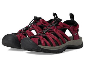 送料無料 キーン Keen レディース 女性用 シューズ 靴 サンダル Whisper - Beaujolais/Black