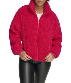 送料無料 リーバイス Levi&#039;s(R) レディース 女性用 ファッション アウター ジャケット コート Teddy Sherpa - Fuchsia