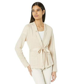 送料無料 Majestic Filatures レディース 女性用 ファッション アウター ジャケット コート ジャケット Stretch Linen Wrap Tie Jacket - Cream