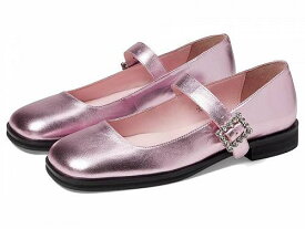 送料無料 フリーピープル Free People レディース 女性用 シューズ 靴 フラット Rumor Diamante Mary Jane - Frost Pink Metallic