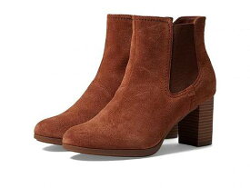 送料無料 クラークス Clarks レディース 女性用 シューズ 靴 ブーツ チェルシーブーツ アンクル Bayla Rose - Tan Suede